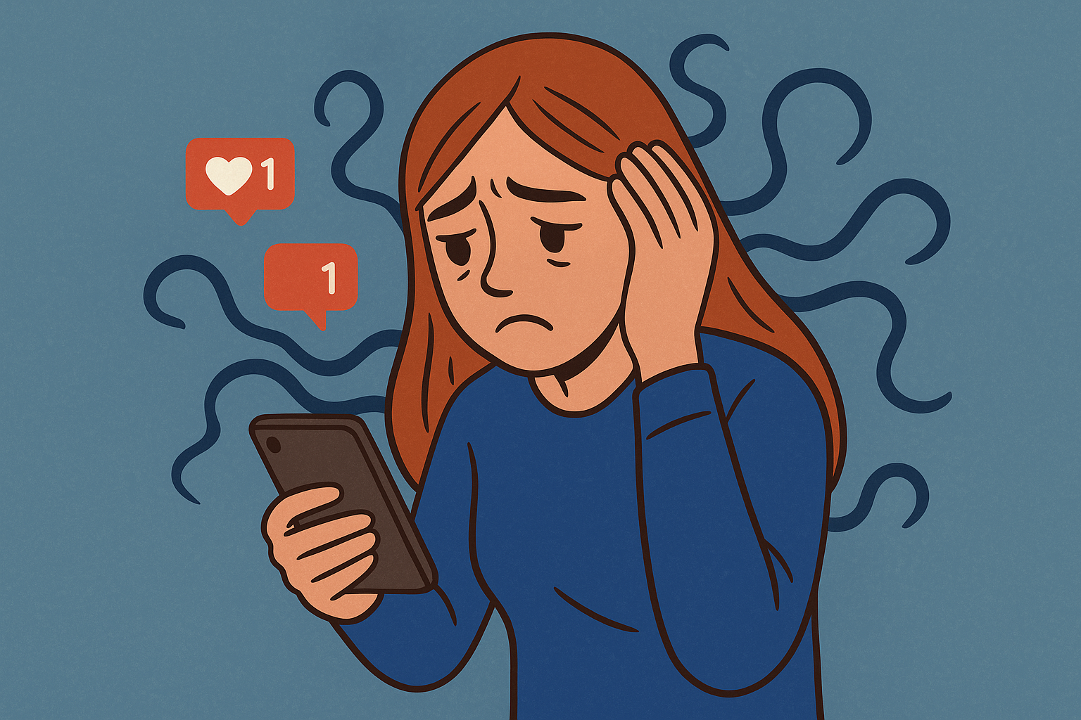 Depresia comparativă – de ce rețelele sociale creează o formă nouă de tristețe: fără motiv, dar cu context permanent.
